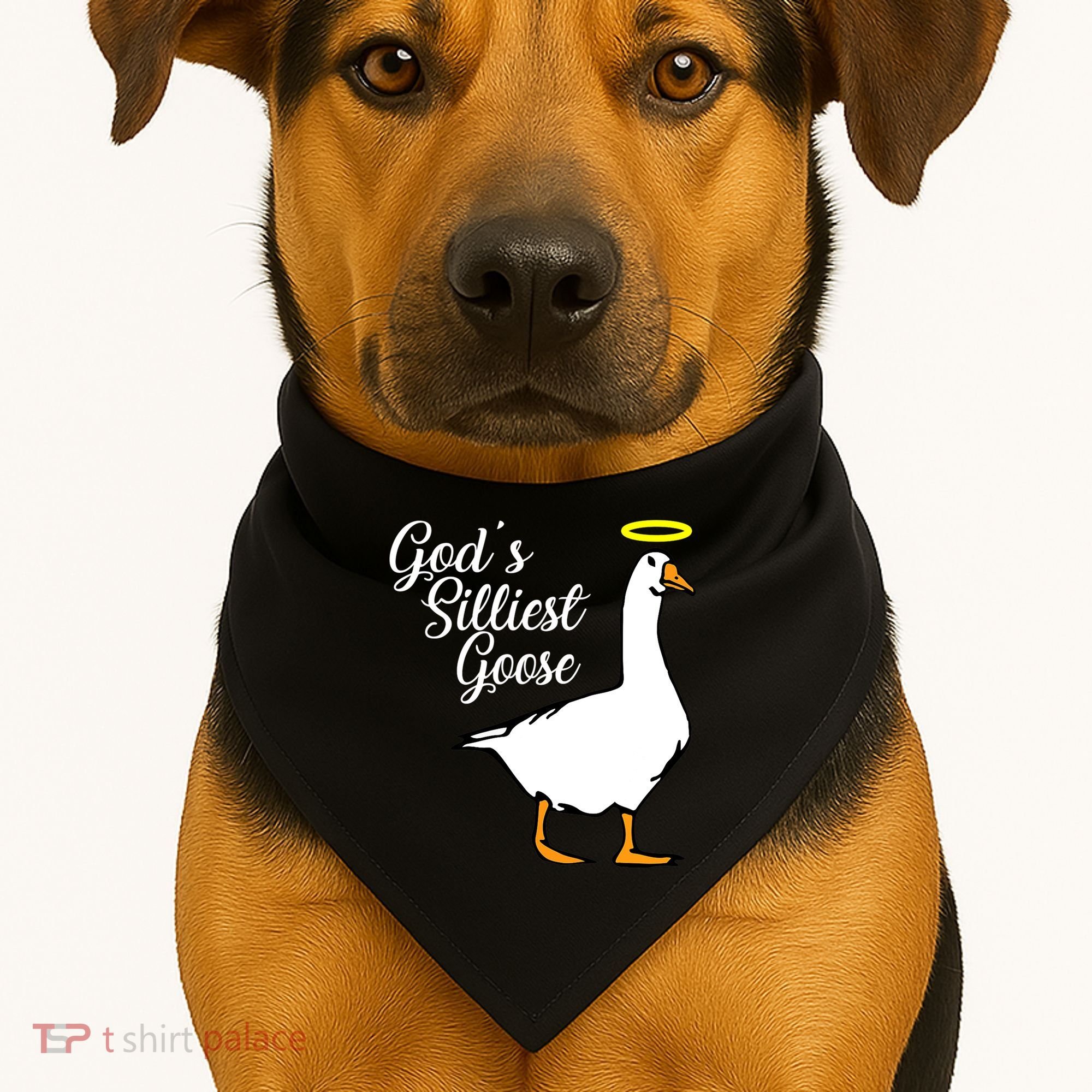 God's Silliest Goose USA-Made Doggie Bandana