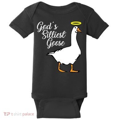 God's Silliest Goose Baby Bodysuit