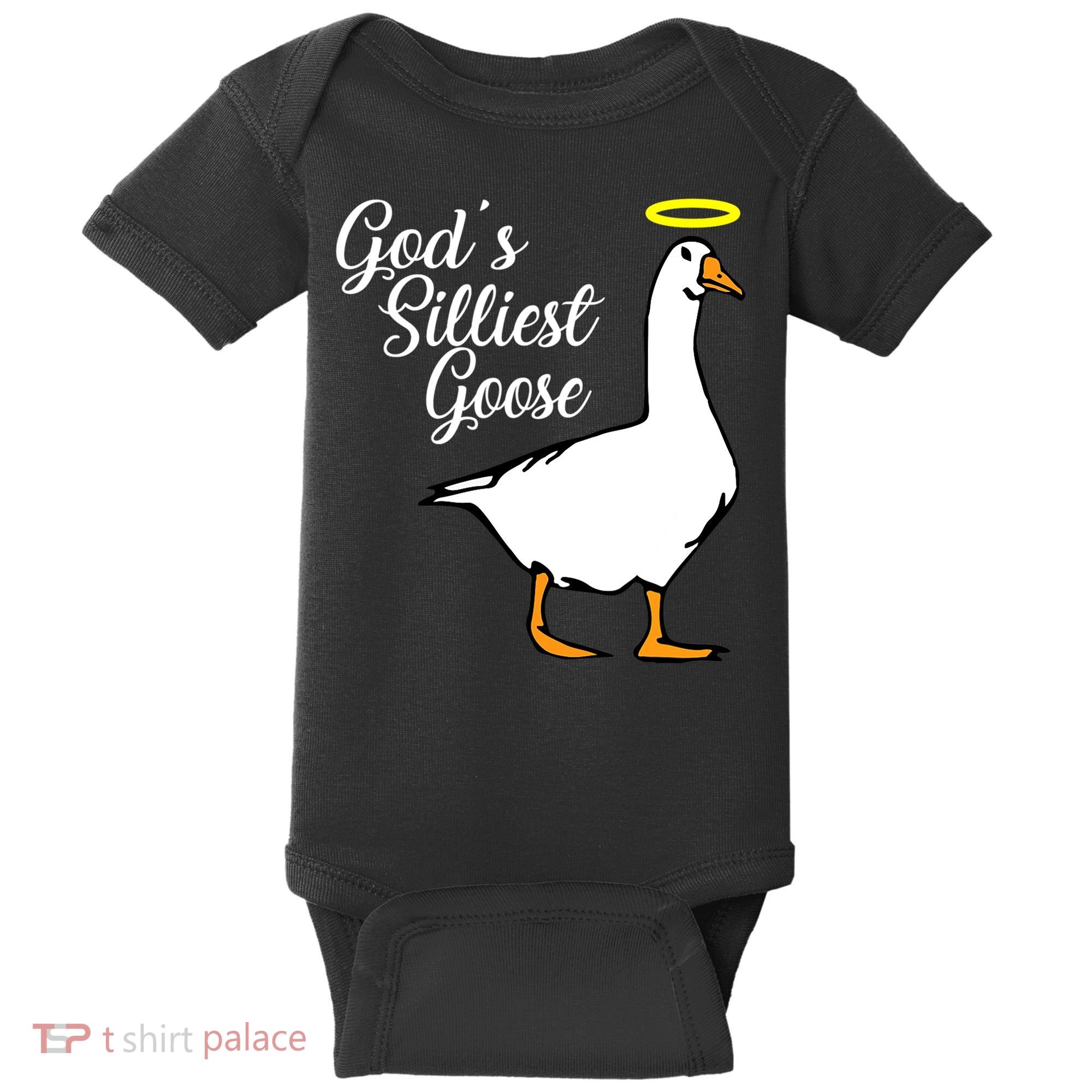God's Silliest Goose Baby Bodysuit