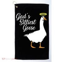 God's Silliest Goose Golf Towel thumb 0