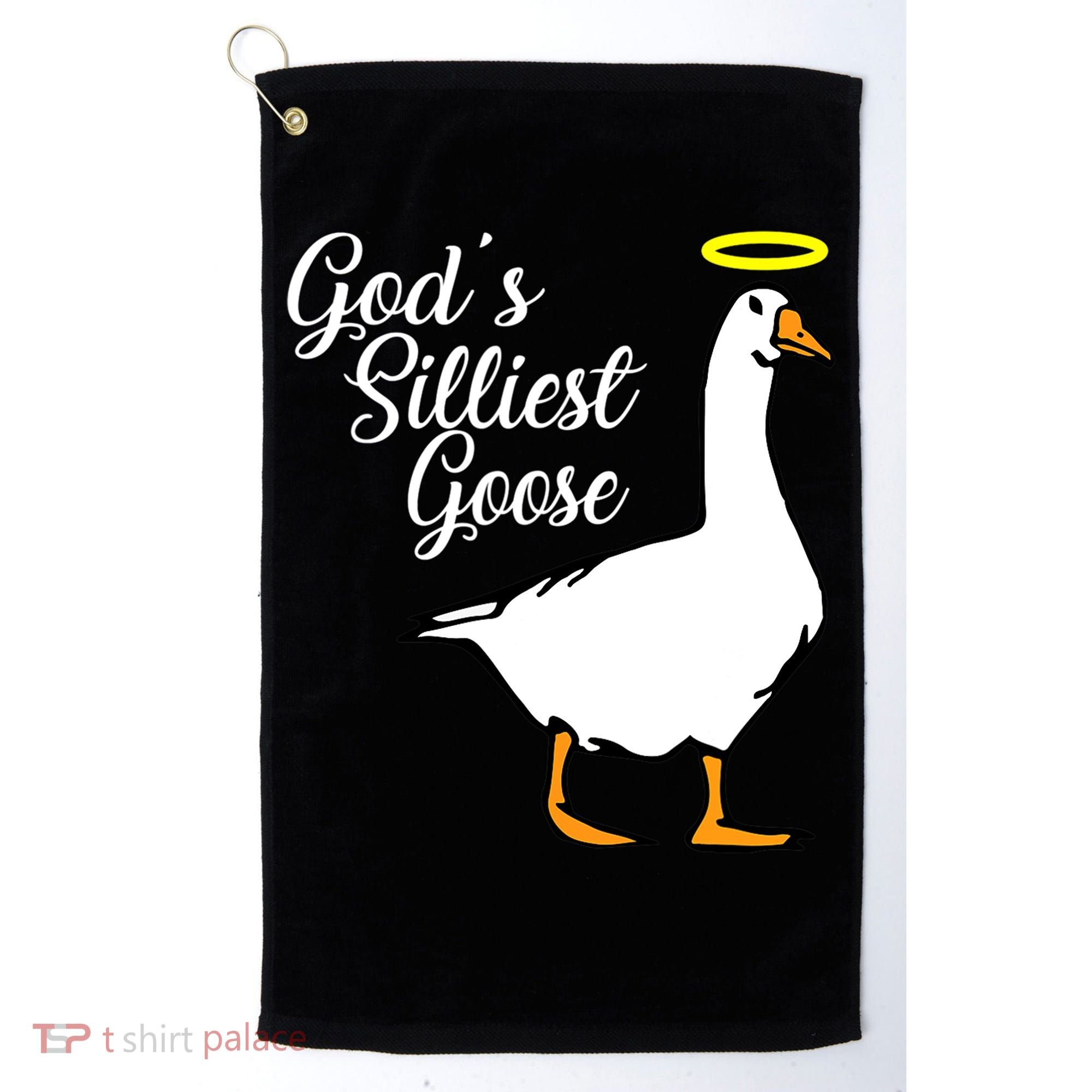 God's Silliest Goose Golf Towel
