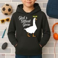 God's Silliest Goose Kids Hoodie thumb 2