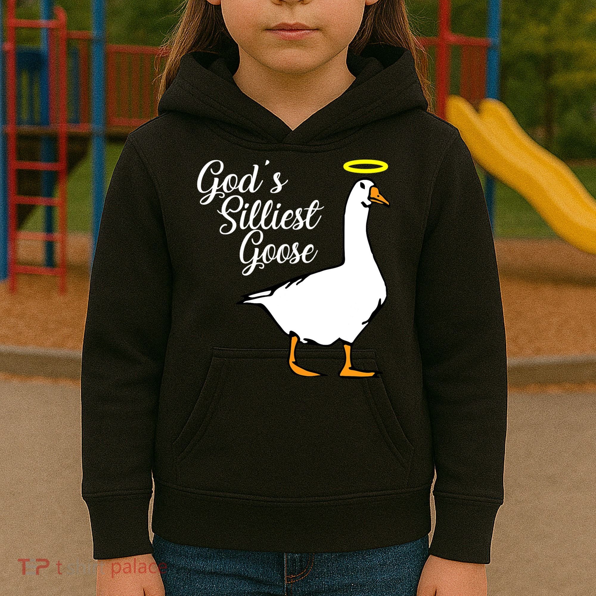 God's Silliest Goose Kids Hoodie