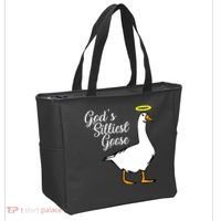 God's Silliest Goose Tote Bag thumb 2