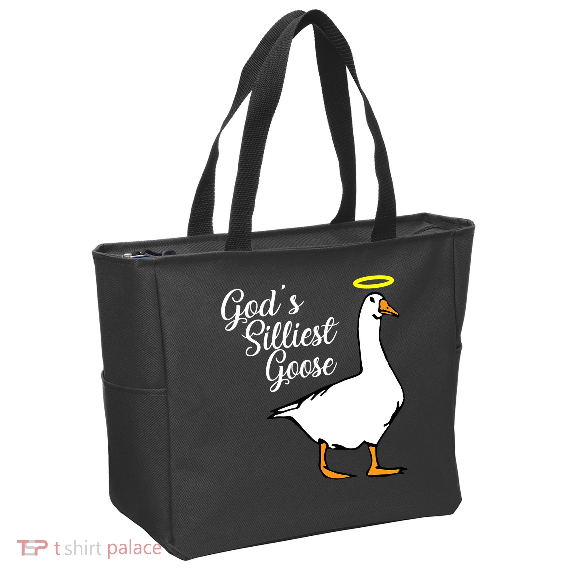 God's Silliest Goose Tote Bag