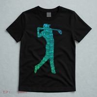 Golfer Silhouette Golf Things Golfing Dad Women T-Shirt thumb 5
