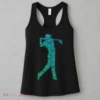 Golfer Silhouette Golf Things Golfing Dad Women Women's Tank Top thumb 3