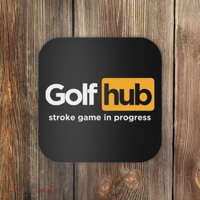 Golfhub Stroke Game In Progress Coaster