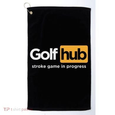 Golfhub Stroke Game In Progress Golf Towel