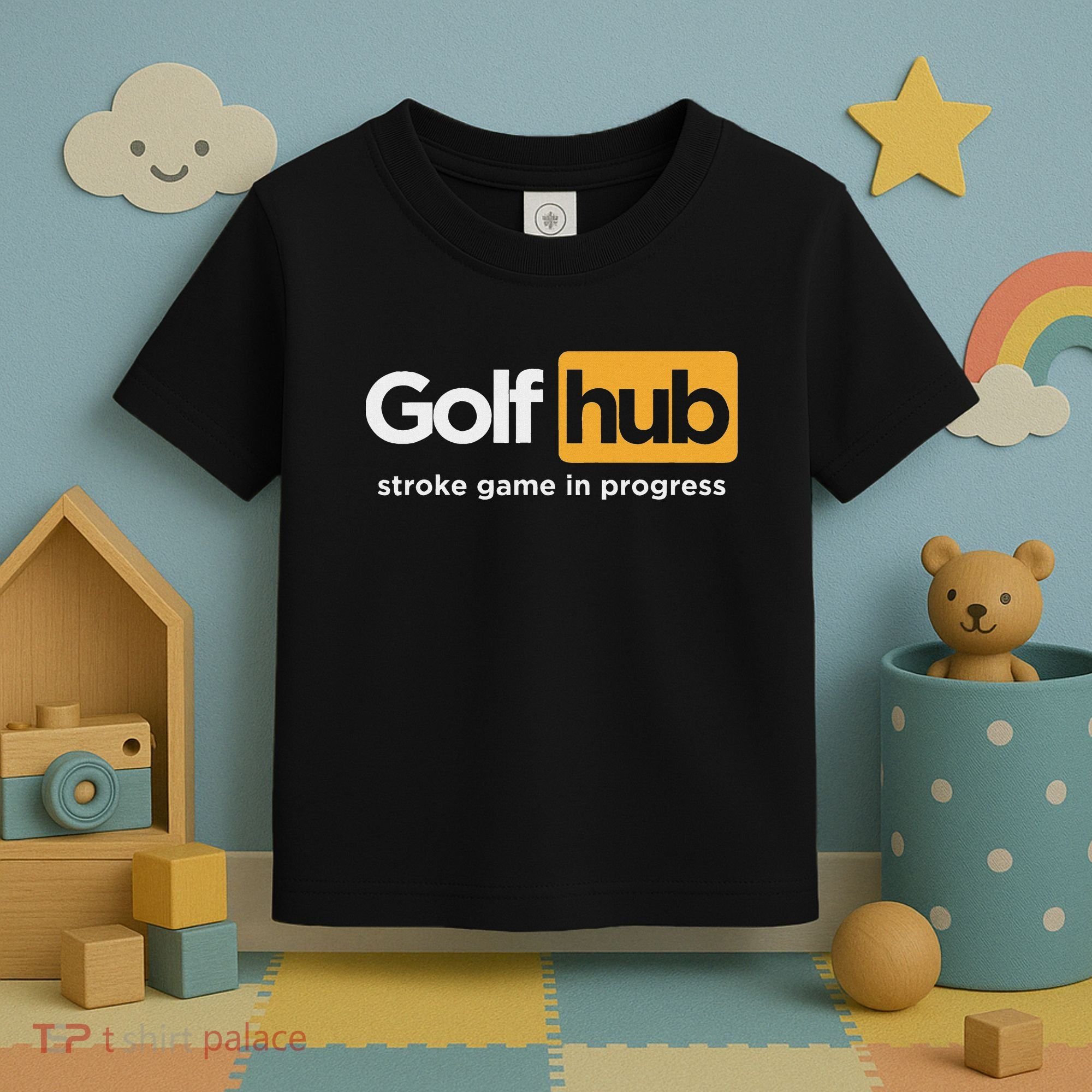 Golfhub Stroke Game In Progress Toddler T-Shirt
