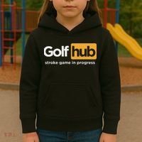 Golfhub Stroke Game In Progress Kids Hoodie thumb 3