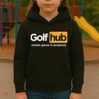Golfhub Stroke Game In Progress Kids Hoodie thumb 3