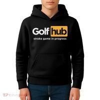 Golfhub Stroke Game In Progress Kids Hoodie thumb 4