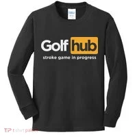 Golfhub Stroke Game In Progress Kids Long Sleeve Shirt thumb 0