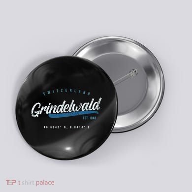 Grindelwald Switzerland Button