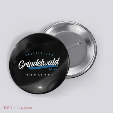 Grindelwald Switzerland Button
