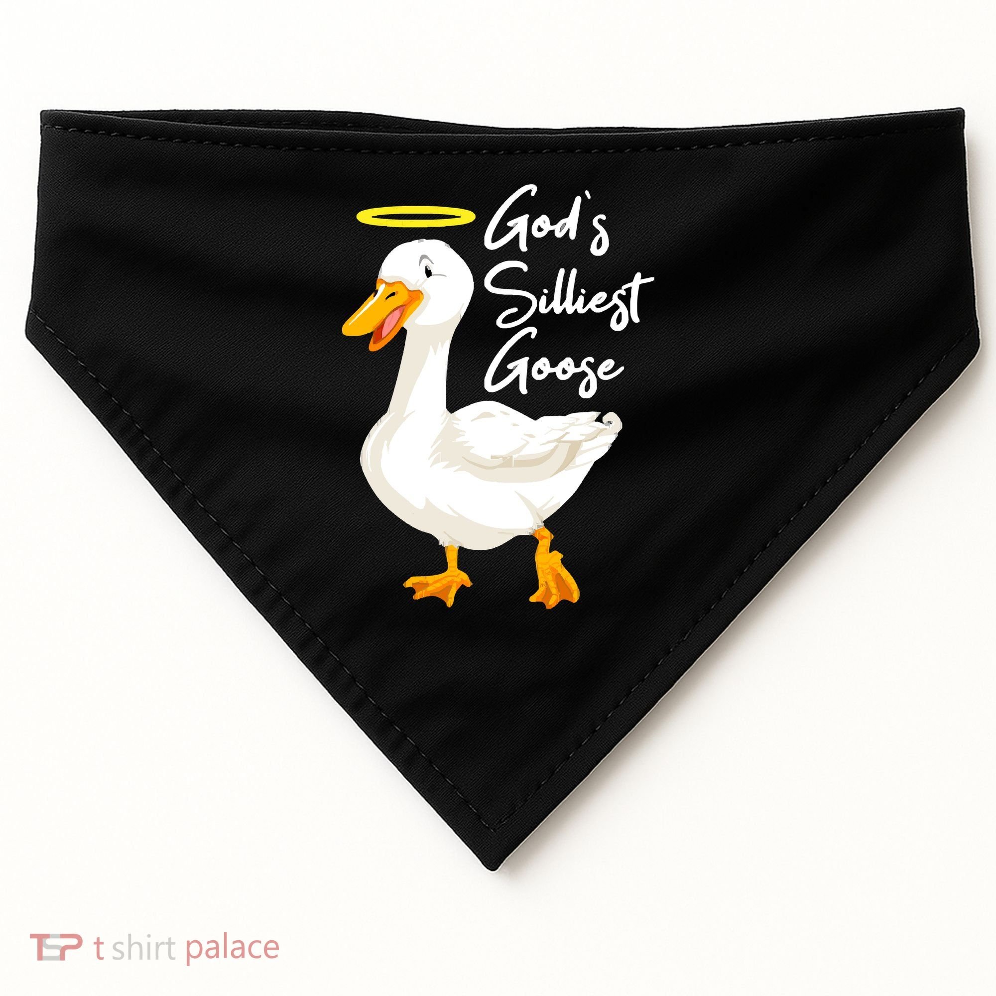 Gods Silliest Goose USA-Made Doggie Bandana