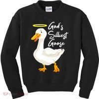 Gods Silliest Goose Kids Sweatshirt thumb 0