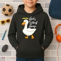 Gods Silliest Goose Kids Hoodie thumb 2