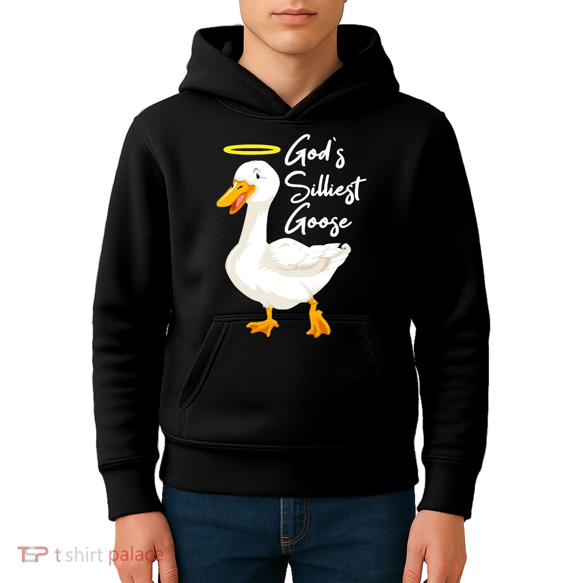 Gods Silliest Goose Kids Hoodie