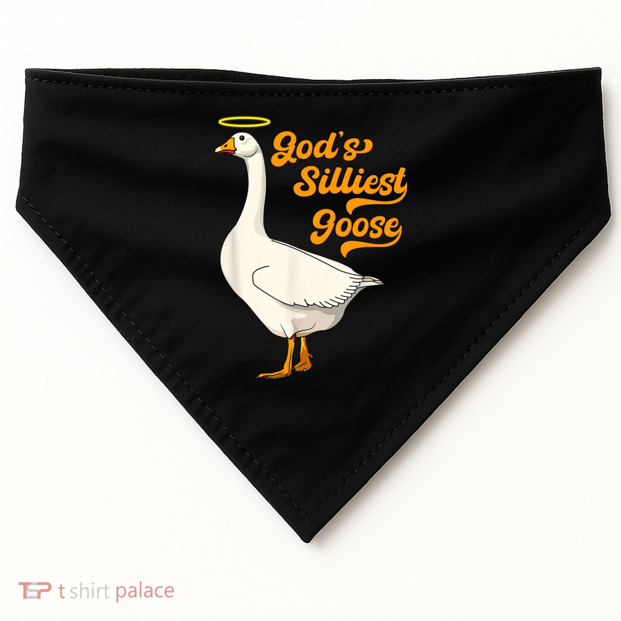 God's Silliest Goose Funny USA-Made Doggie Bandana