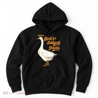 God's Silliest Goose Funny Hoodie thumb 0
