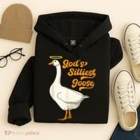 God's Silliest Goose Funny Hoodie thumb 4