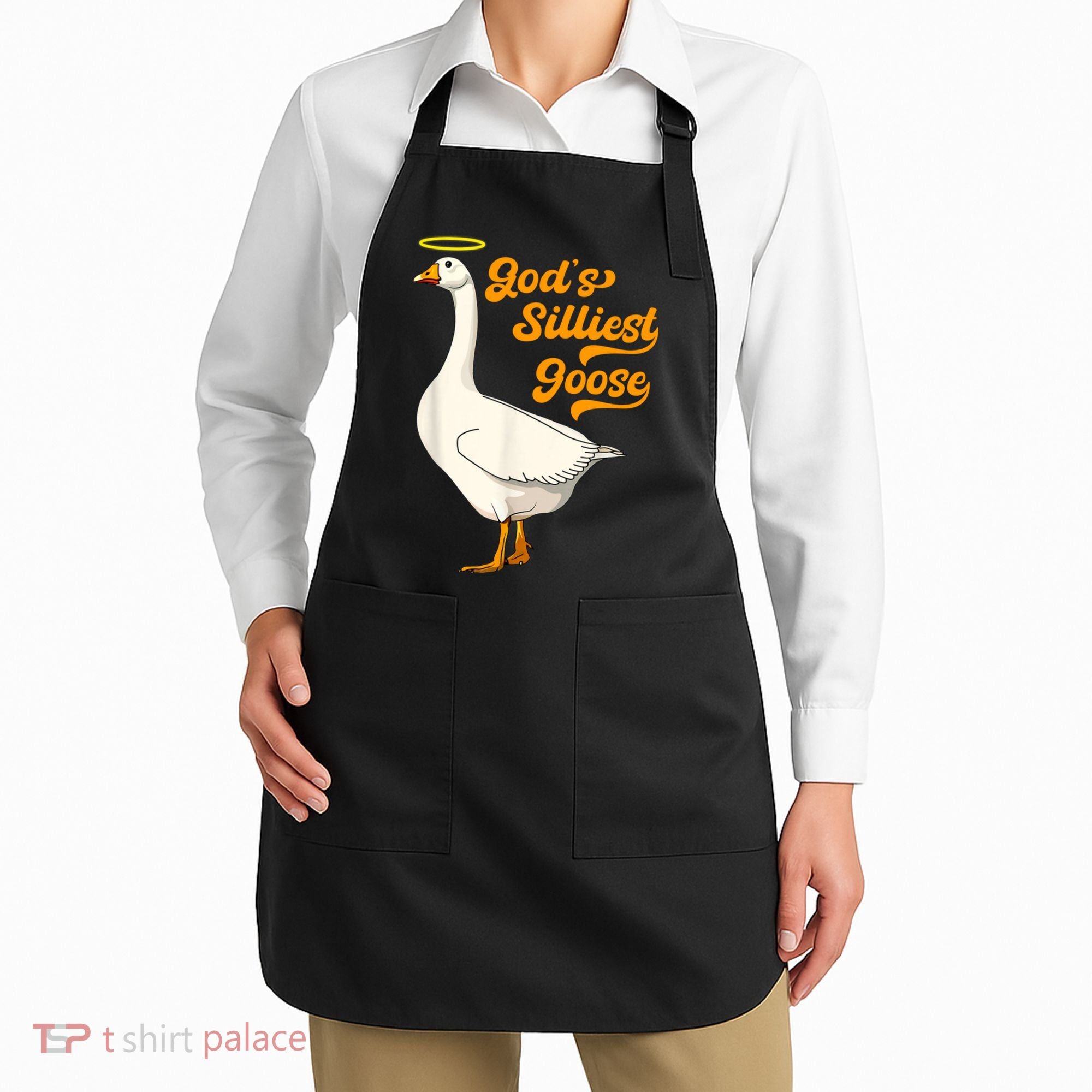 God's Silliest Goose Funny Apron