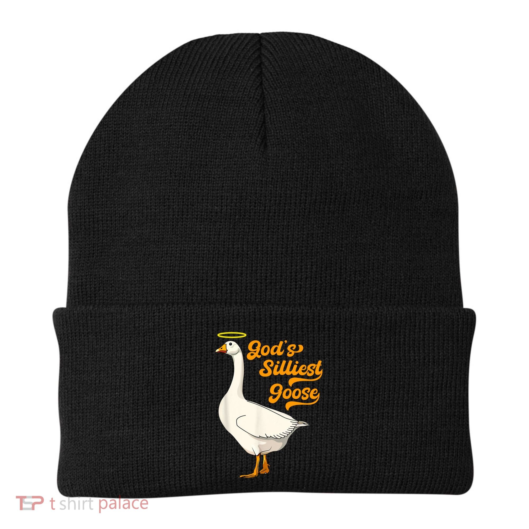 God's Silliest Goose Funny Beanie