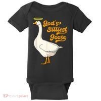 God's Silliest Goose Funny Baby Bodysuit thumb 0