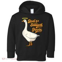 God's Silliest Goose Funny Toddler Hoodie thumb 0