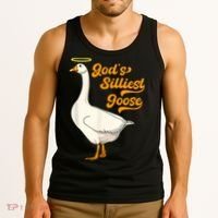 God's Silliest Goose Funny Tank Top thumb 3