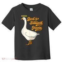 God's Silliest Goose Funny Toddler T-Shirt thumb 0