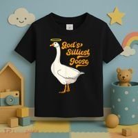 God's Silliest Goose Funny Toddler T-Shirt thumb 3