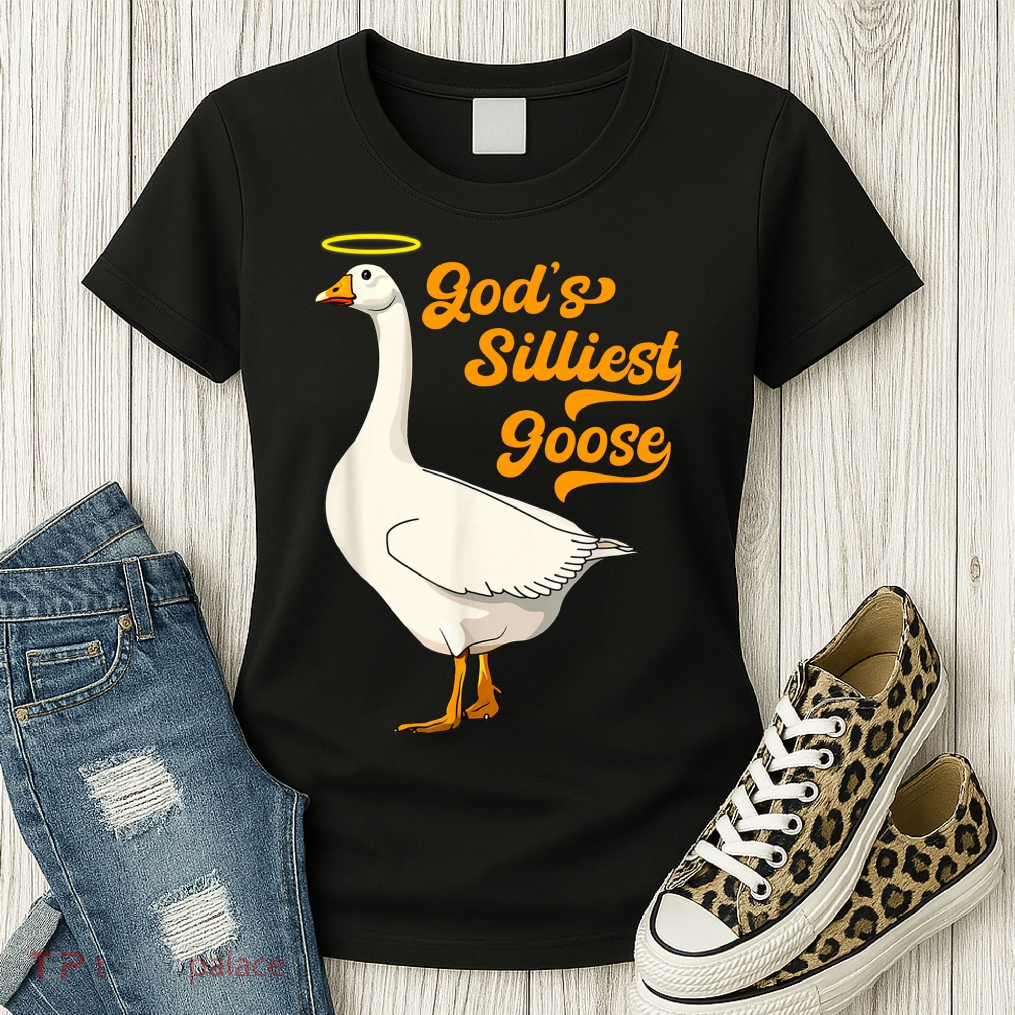God's Silliest Goose Funny Women's T-Shirt