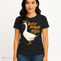God's Silliest Goose Funny Women's T-Shirt thumb 4