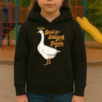 God's Silliest Goose Funny Kids Hoodie thumb 3