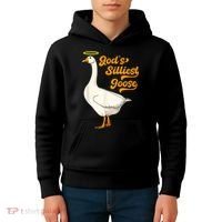 God's Silliest Goose Funny Kids Hoodie thumb 4