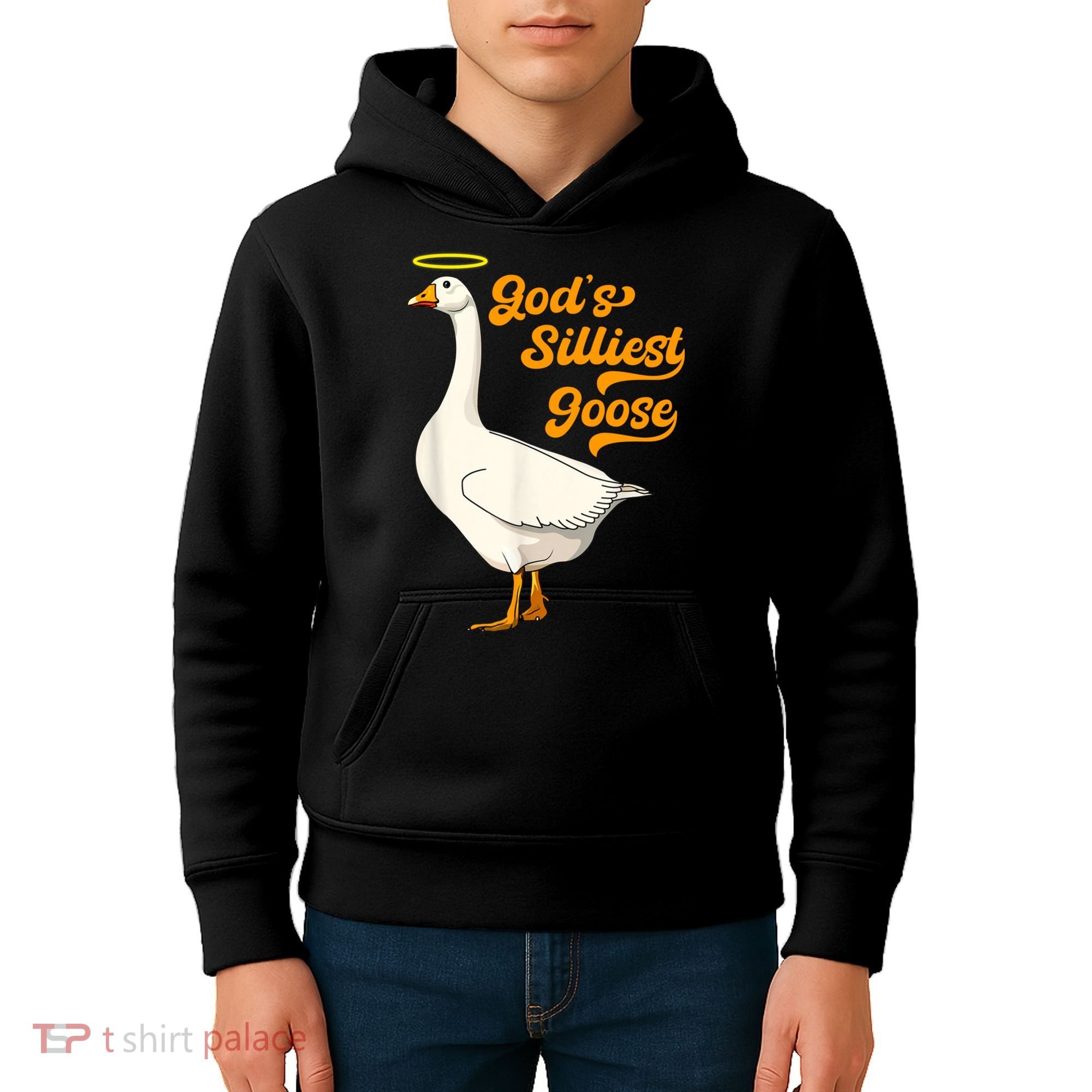 God's Silliest Goose Funny Kids Hoodie
