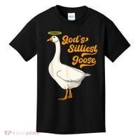 God's Silliest Goose Funny Kids T-Shirt thumb 0