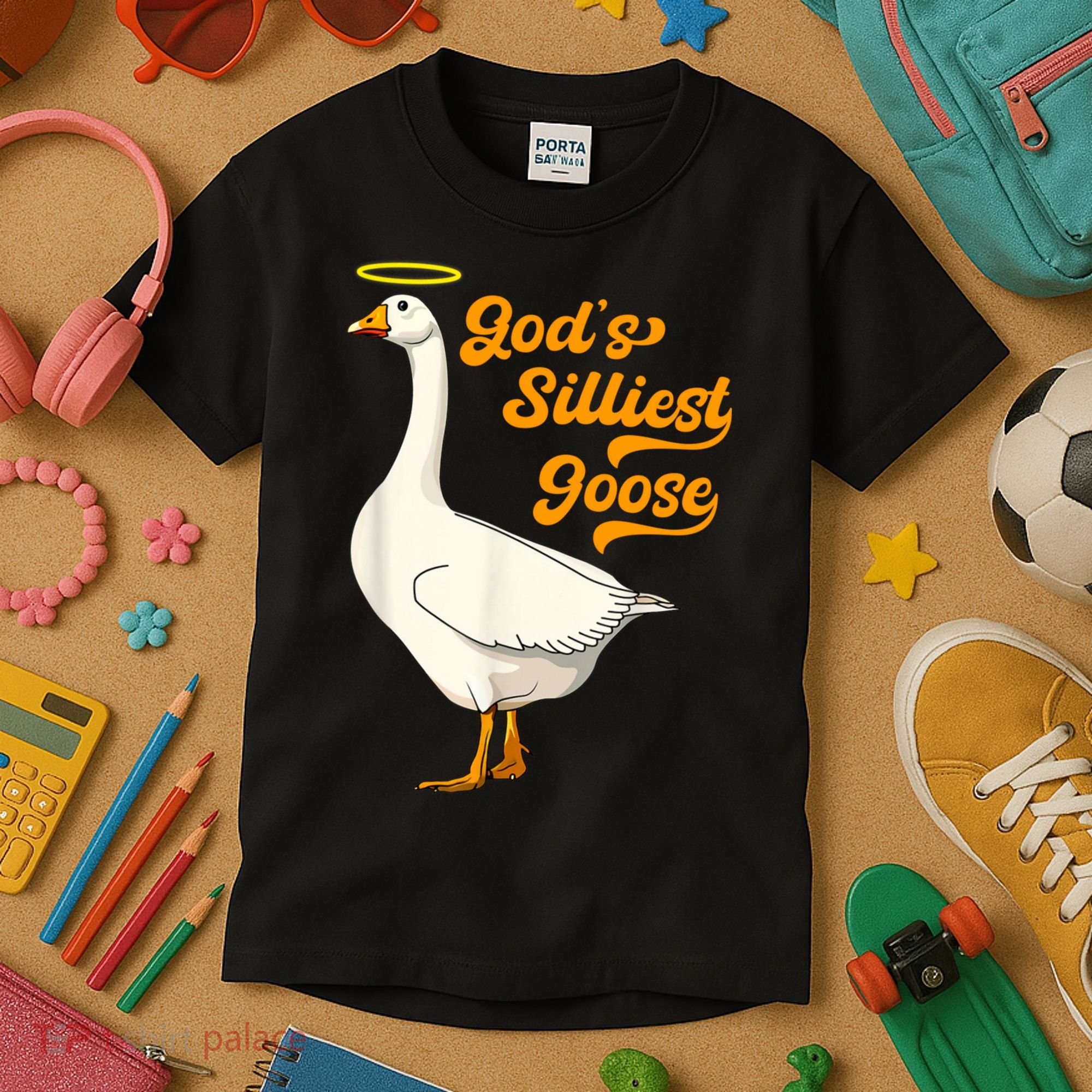 God's Silliest Goose Funny Kids T-Shirt