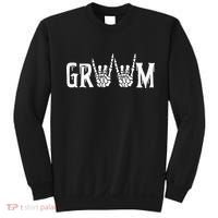 Gothic Skeleton Groom Wedding Just Married Spooky Halloween Sweatshirt thumb 0
