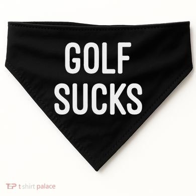 Golf Sucks USA-Made Doggie Bandana