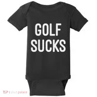 Golf Sucks Baby Bodysuit thumb 0
