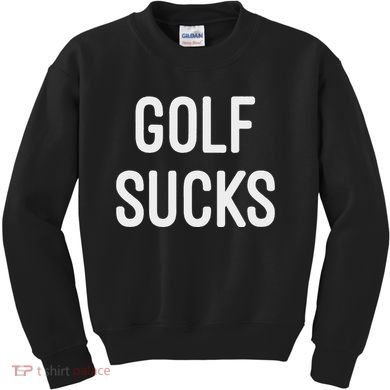 Golf Sucks Kids Sweatshirt