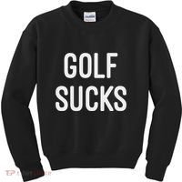 Golf Sucks Kids Sweatshirt thumb 0