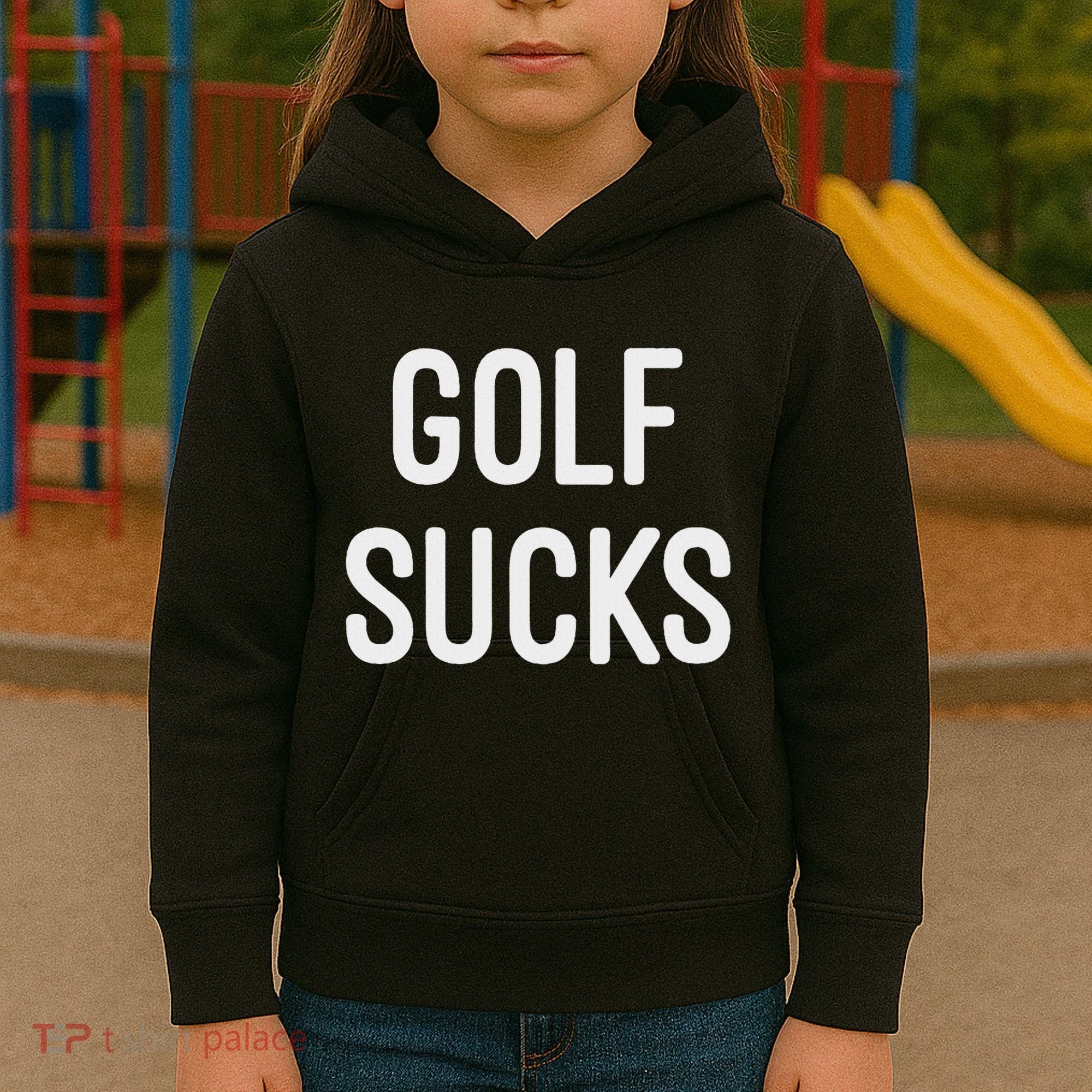 Golf Sucks Kids Hoodie