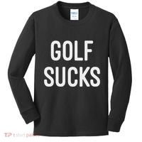 Golf Sucks Kids Long Sleeve Shirt thumb 0
