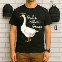 GodS Silliest Goose T GodS Silliest Goose Duck T-Shirt thumb 6