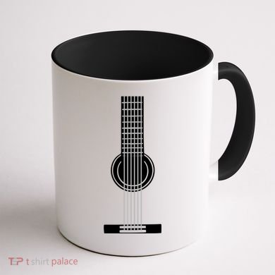 Guitar Strings Coffee Mug back